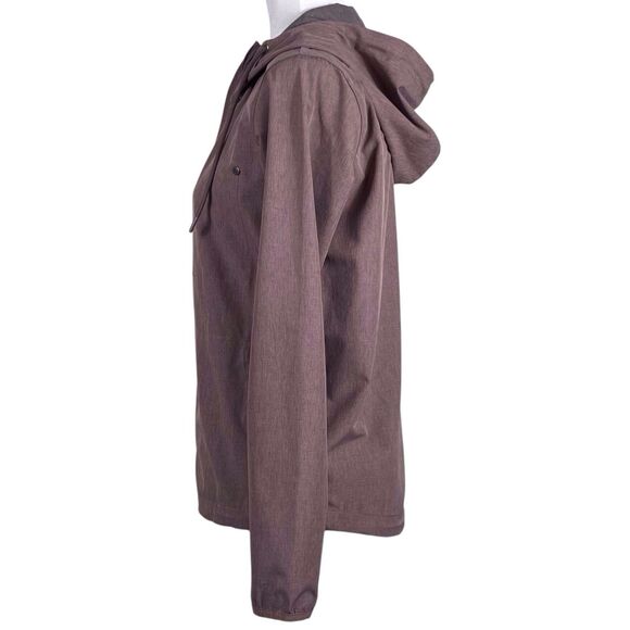 VUORI Women's Outdoor Trainer Shell Jacket Size XS Hooded Full Zip Brown # VW501 - Picture 11 of 16